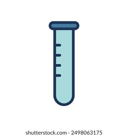 test, tube, flask, lab icon symbol vector template