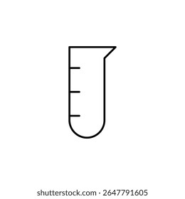test tube, flask, laboratory, tube icon