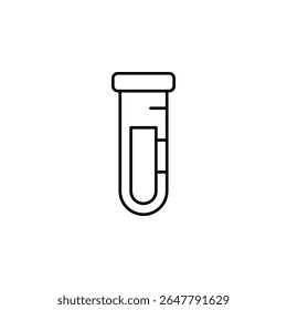 test tube, flask, laboratory, tube icon