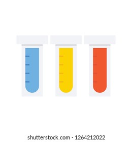 Test Tube Flat Icon