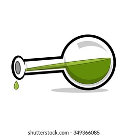 test tube green