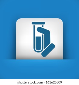 Test tube icon