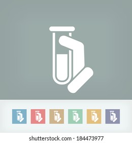 Test tube icon