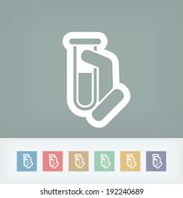 Test tube icon