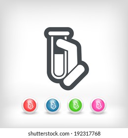 Test tube icon