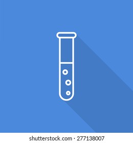 icono de tubo de prueba