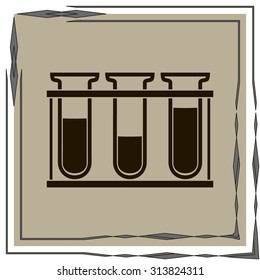 Test tube icon
