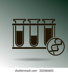 Test tube icon