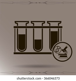 Test tube icon