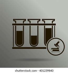 Test tube icon