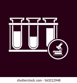 Test tube icon