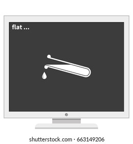 Test tube icon.