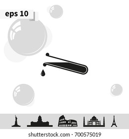 Test tube icon.