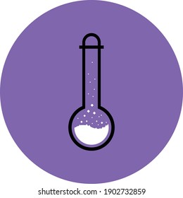 Test Tube Icon. Beaker, Flask, Chemistry Test Icon