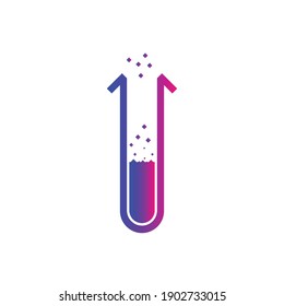 Test Tube Icon. Beaker, Flask, Chemistry Test Icon