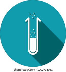 Test Tube Icon. Beaker, Flask, Chemistry Test Icon