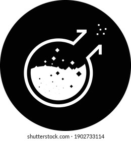 Test Tube Icon. Beaker, Flask, Chemistry Test Icon