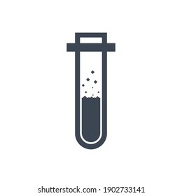Test Tube Icon. Beaker, Flask, Chemistry Test Icon