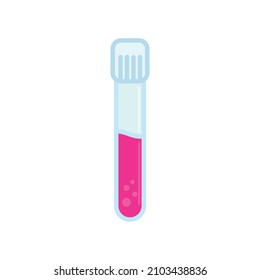 Test tube icon design vector.