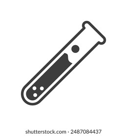 Vektorgrafik Vorlage des Teströhrchen-Icons
