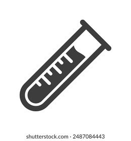 Plantilla de Vector de diseño de íconos de probeta