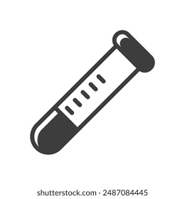 Vektorgrafik Vorlage des Teströhrchen-Icons