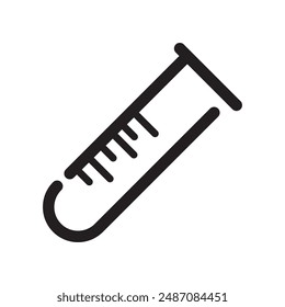 test tube icon design vector template