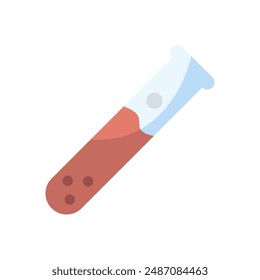 test tube icon design vector template