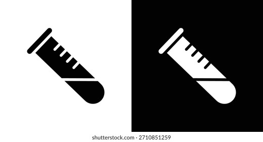 Colección de Vector de diseño de iconos de tubo de ensayo.