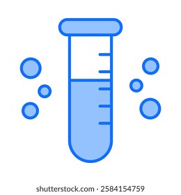 Test Tube Icon Element For Design