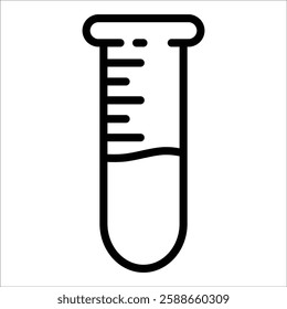 Test Tube Icon Element For Design