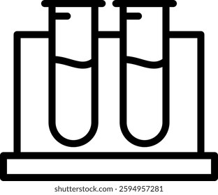 Test Tube Icon Element For Design