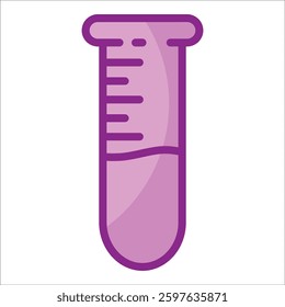 Test Tube Icon Element For Design