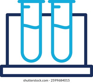 Test Tube Icon Element For Design