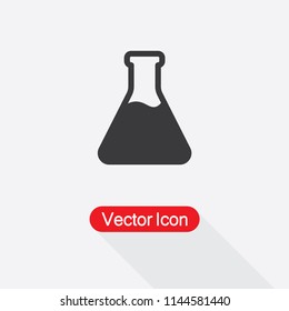 Test Tube Icon, Flask Icon Vector Illustration Eps10