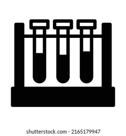 Test tube icon, flask icon vector illustration