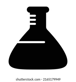 Test tube icon, flask icon vector illustration