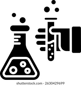 Vektorgrafik des Teströhrchen-Symbols