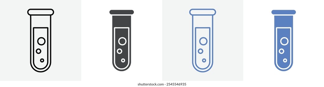 símbolo de tubo de ensayo Símbolo de grupo o Vector de signo