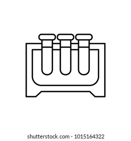 test tube icon illustration isolated vector sign symbol