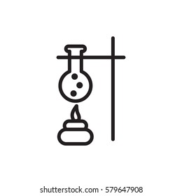 test tube icon illustration isolated vector sign symbol