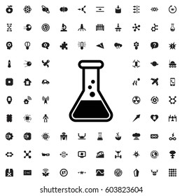 Test tube icon illustration isolated vector sign symbol. innovations icons vector set.