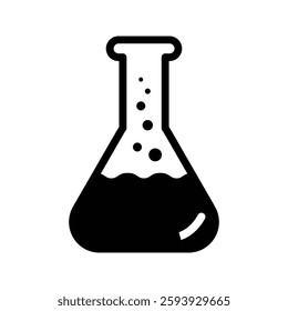 Test Tube Icon. Test Tube Illustration. For Scientific Experiments.