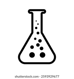 Test Tube Icon. Test Tube Illustration. For Scientific Experiments.