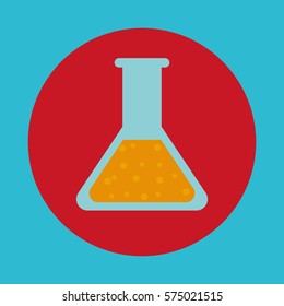 test tube icon image vector illustration design 