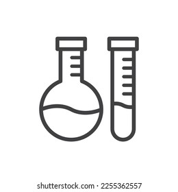 Test Tube Icon - Lab Flask Icon