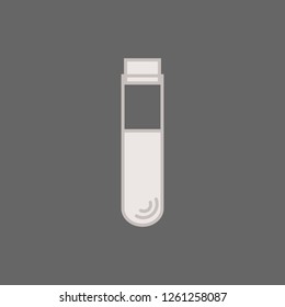 test tube icon, laboratory vector, Medicine symbol