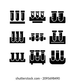 test tube icon or logo isolated sign symbol vector illustration - Collection of high quality black style vector icons
