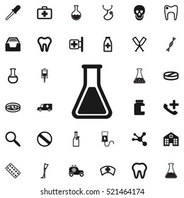 test tube icon. Medical icons universal set for web and mobile