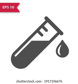 Test Tube Icon. Professional, pixel perfect icon, EPS 10 format.